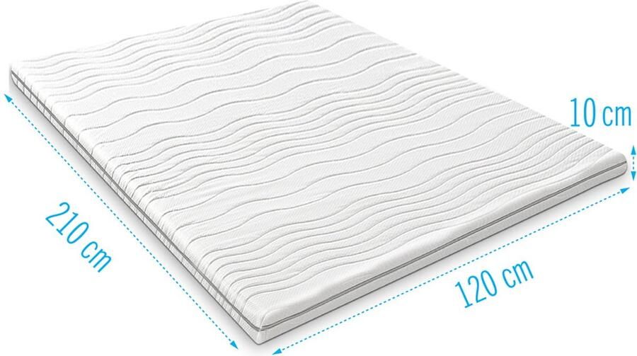 Droommatras Harde topdekmatras 120x210 dikte 10 cm