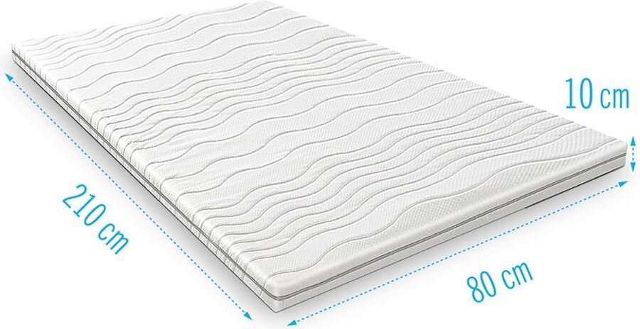 Droommatras Harde topdekmatras 80x210 dikte 10 cm