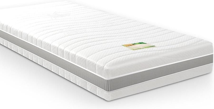Droommatras Matras traagschuim NASA-Bamboo op micro pocketveren 90x190 dikte 24 cm