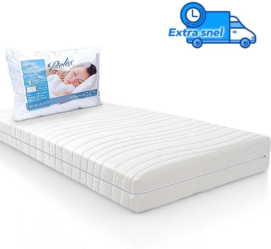 Droommatras Pocketveringmatras Pocket 320 voordeelset 1 matras + 1 kussen 80x200