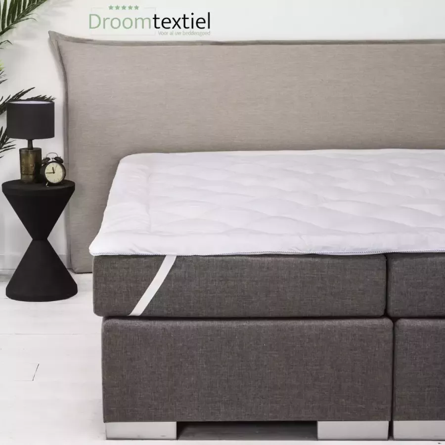 Droomtextiel Topmatras Medisch Oplegmatras Eenpersoons 80 x 200 cm Matrastopper Topper Matras Doorgestikt Medisch Gel Anti-Allergeen en Anti-Huisstofmijt Perfecte pasvorm
