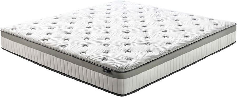 Drop Pocketveren matras Veluna 160x200 cm Medium met een toplaag van 2.5 cm HR45 koudschuim