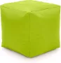 Drop & Sit Drop& Sit Poef Nylon – Lime – 40 x 40 x 40 cm Vierkant - Thumbnail 1