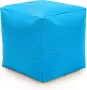 Drop & Sit Drop& Sit Poef Nylon – Turquoise – 40 x 40 x 40 cm Vierkant - Thumbnail 1