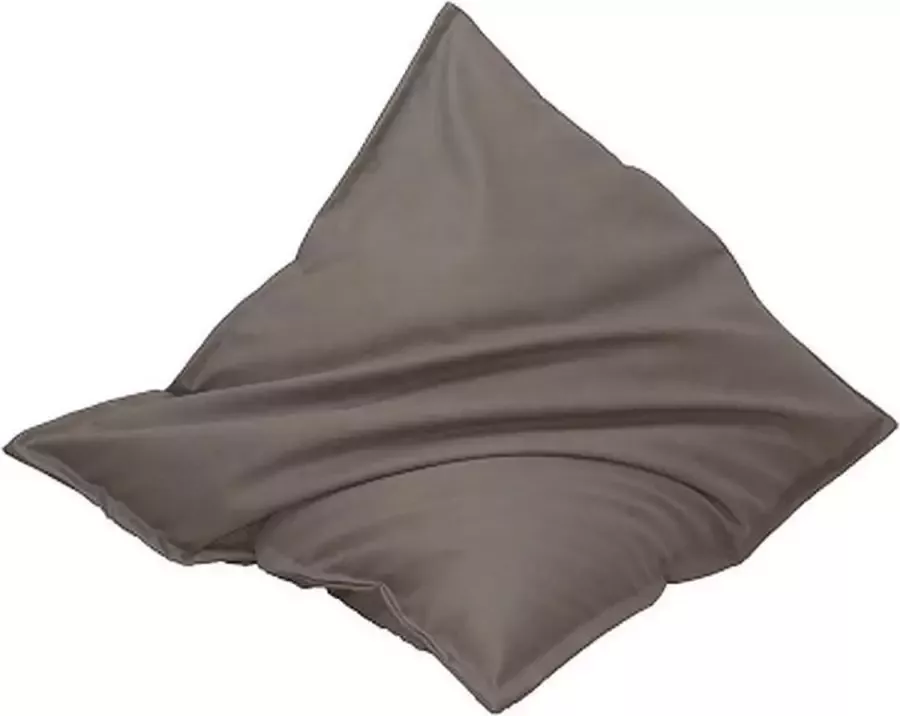 Drop & Sit Leatherlook Zitzak Taupe 100 x 150 cm Voor binnen en buiten