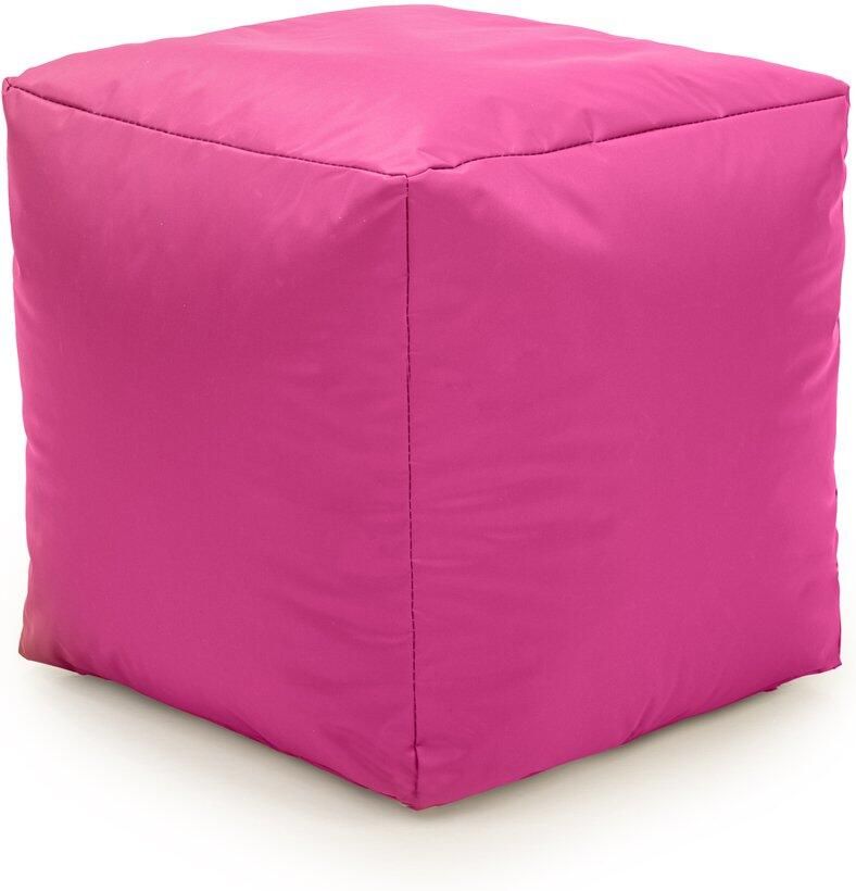 Drop & Sit poef robuust nylon -Fuchia 50x50x40