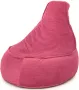 Drop & Sit Stoel Zitzak Ribstof – Fuchsia – 320 Liter – Voor Binnen - Thumbnail 1