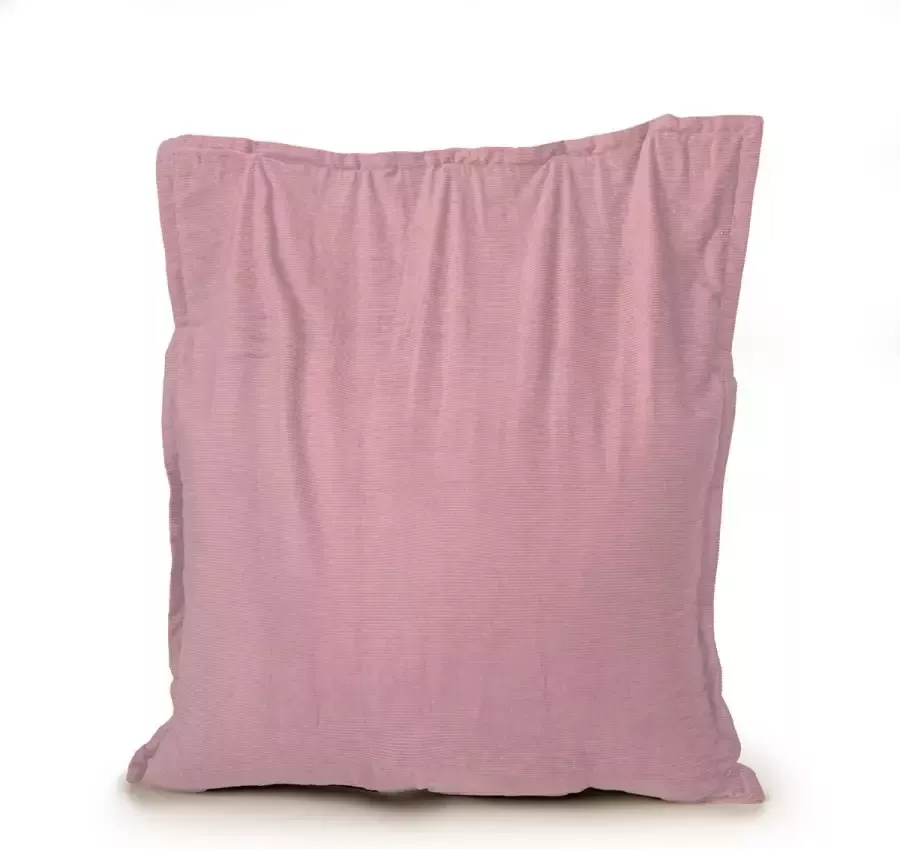 Drop & Sit Zitzak Ribstof Rose 100 x 150 cm Voor Binnen