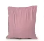Drop & Sit Zitzak Ribstof Rose 100 x 150 cm Voor Binnen - Thumbnail 1