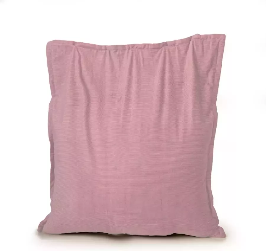 Drop & Sit Zitzak Ribstof Rose 115 x 150 cm Voor Binnen