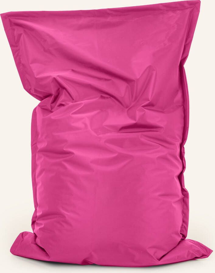 Drop & Sit zitzak zitkussen robuust nylon roze 100 X 150 cm voor binnen en buiten verkrijgbaar in verschillende kleuren
