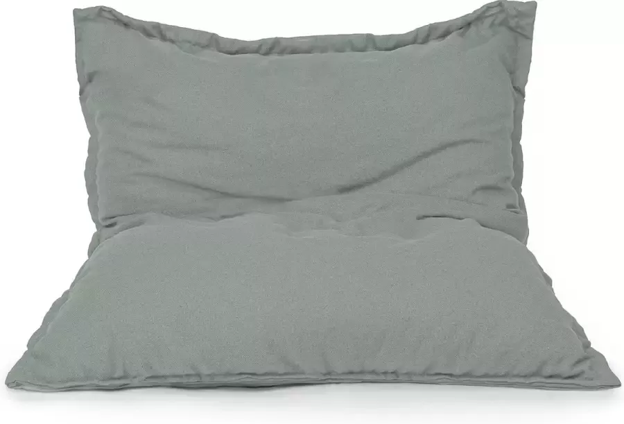 Drop & Sit Zitzak Duurzaam en van 100% Gerecyclede Petflessen Lichtgroen Waterafstotend 130x150cm Voor Binnen en Buiten