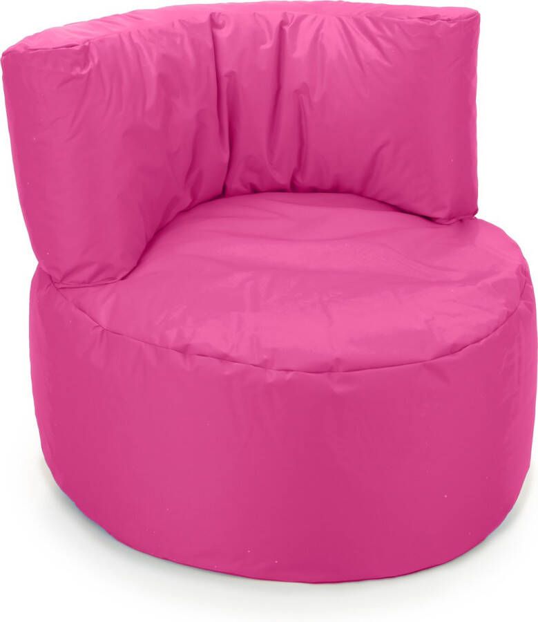 Drop & Sit Zitzak Stoel Junior Zitzak Kind Roze 70 x 50 cm Nylon Kinderstoel met Vulling voor Binnen