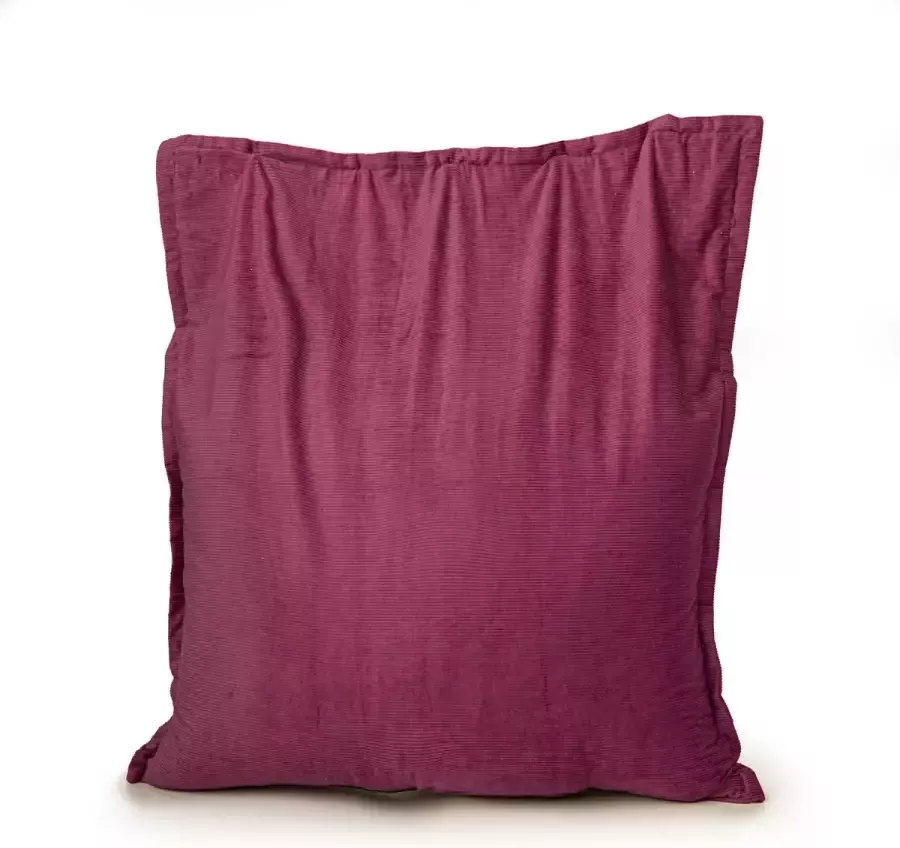 Drop & Sit Zitzak Ribstof Cerise 130 x 150 cm Voor Binnen