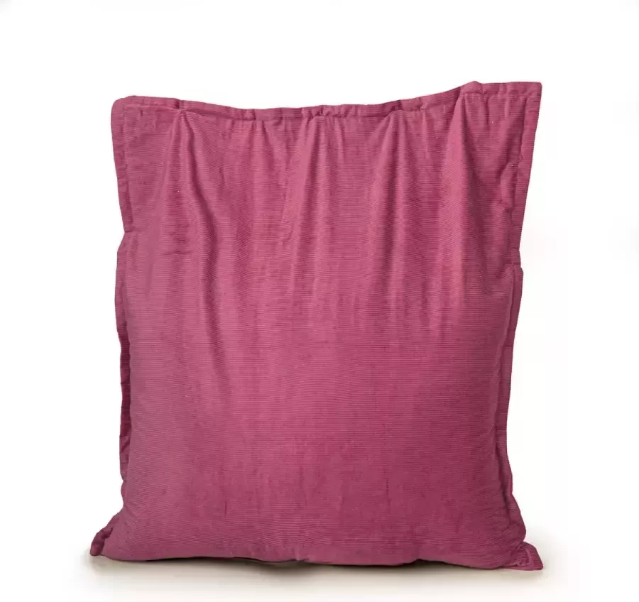 Drop & Sit Zitzak Ribstof Fuchsia 130 x 150 cm Voor Binnen