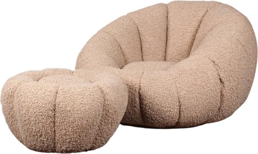 DS4U Olivia DLX fauteuil teddy beige