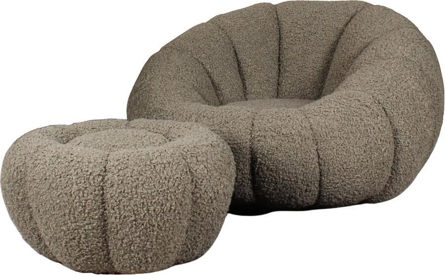 DS4U Olivia DLX fauteuil teddy groen