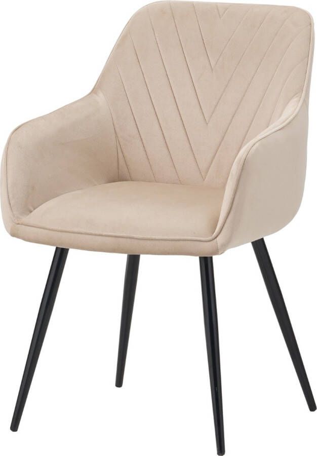 DS4U Gaby 2.0 armstoel velours champagne