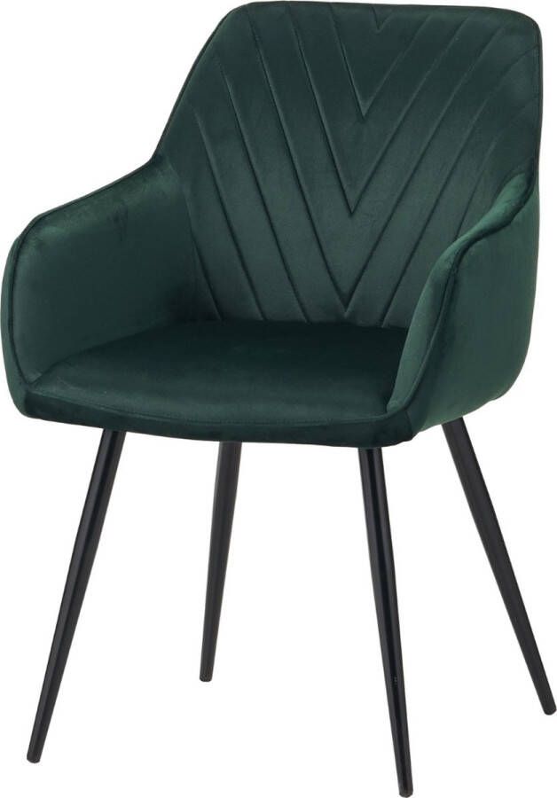 DS4U Gaby 2.0 armstoel velours donkergroen
