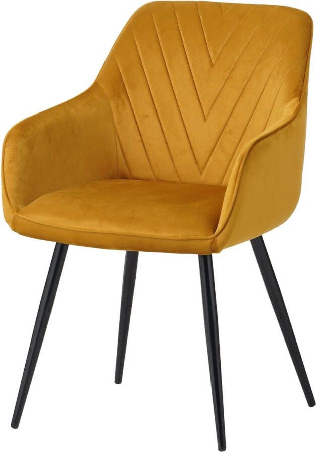 DS4U Gaby 2.0 armstoel velours goud