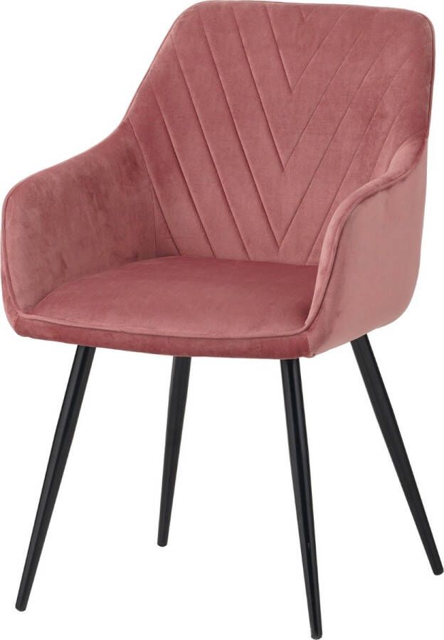 DS4U Gaby 2.0 armstoel velours roze