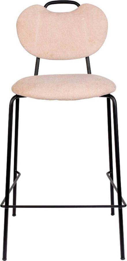 DS4U San Sebastian eetkamerstoel stoel industrieel stof wit metaal groen