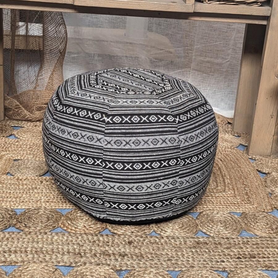 DSB Poef Rond Poef Sakon Handgemaakt Thaise poef