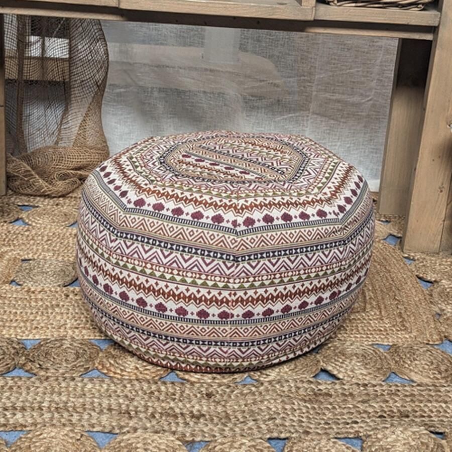 DSB Poef Rond Poef Udon Handgemaakt Thaise poef
