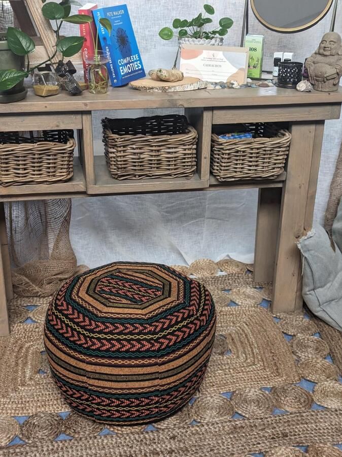 DSB Poef -Zitzak Poef Rond Poef Hat Yai Handgemaakt Thaise poef