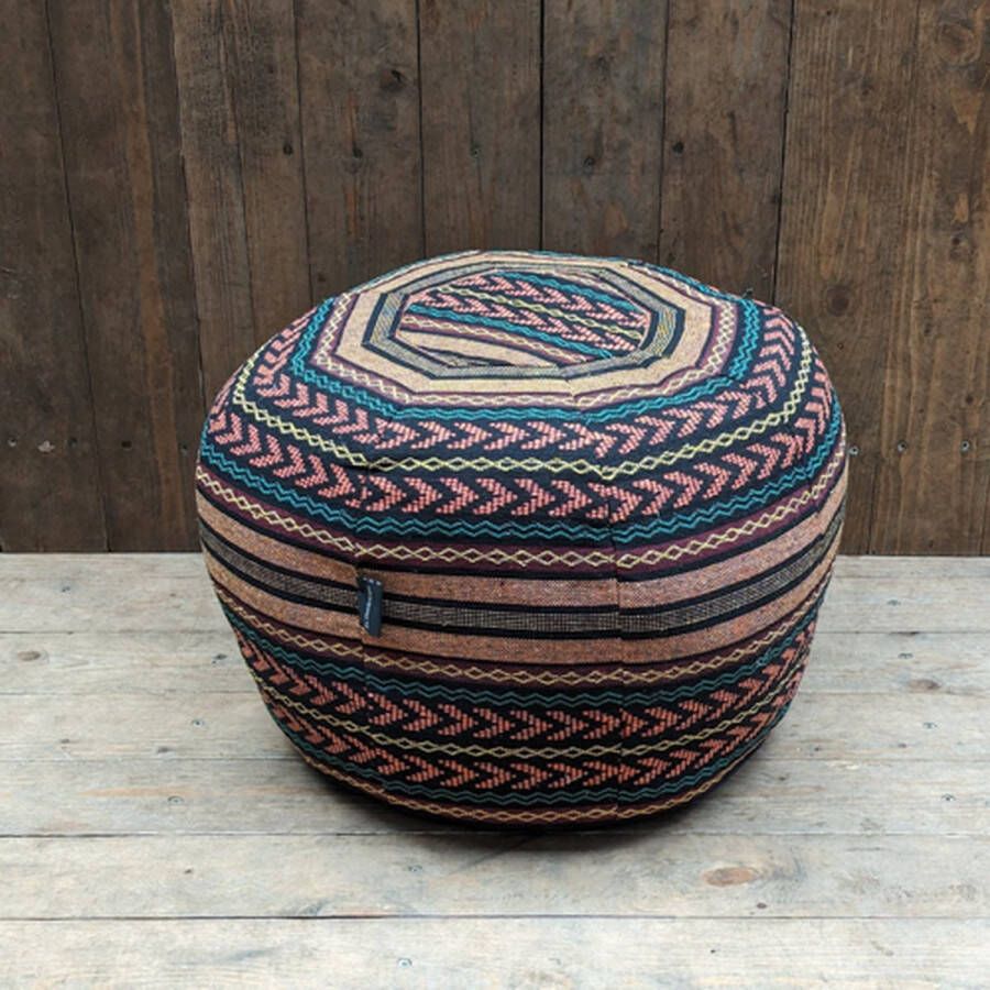 DSB Poef -Zitzak Poef Rond Poef Hat Yai Handgemaakt Thaise poef - Foto 2