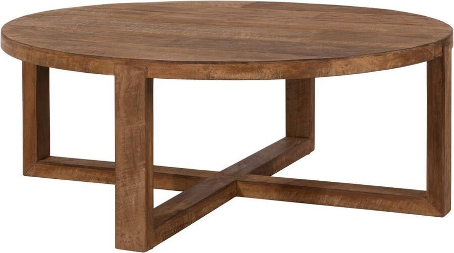 DTP Home Coffee table Icon round 35xØ90 cm 3 5 cm top recycled teakwood - Foto 1