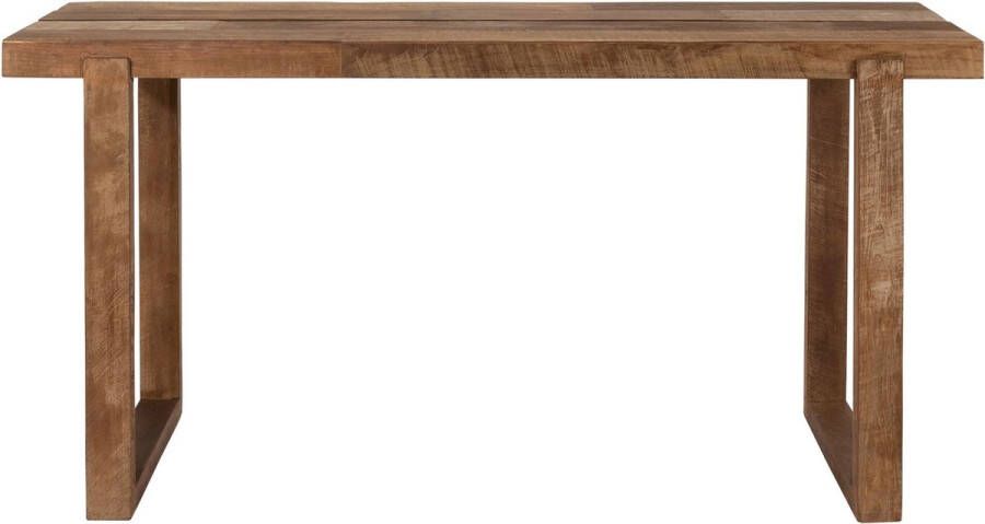 DTP Home Console Writing desk Icon 76x150x50 cm 6 cm top with split recycled teakwood - Foto 1