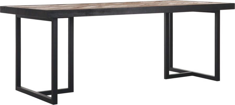 DTP Home Dining table Criss Cross rectangular 78x200x100 cm mixed wood