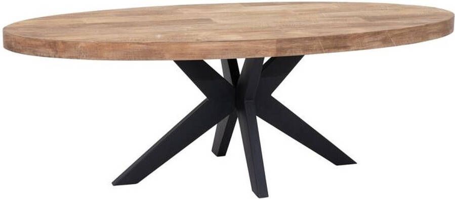 DTP Home Dining table Darwin oval 77x220x105 cm recycled teakwood - Foto 1