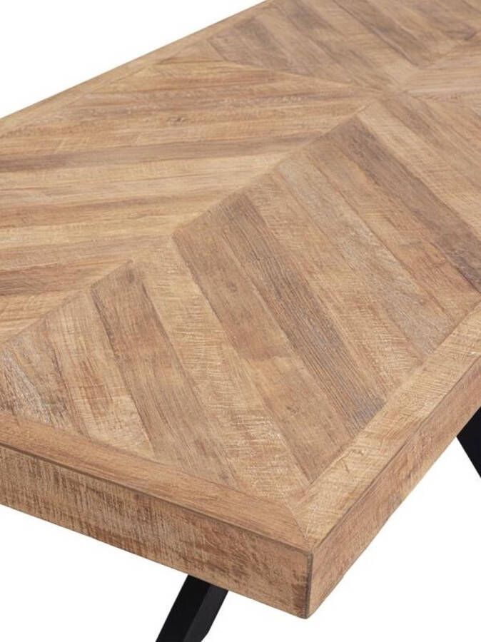 DTP Home Dining table Einstein rectangular 77x260x100 cm recycled teakwood