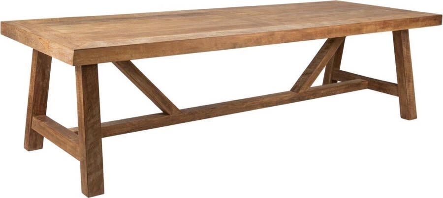 DTP Home Dining table Monastery rectangular 78x280x100 cm 8 cm top with envelope recycled teakwood - Foto 1
