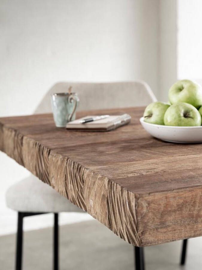 DTP Home Dining table Newton rectangular 77x220x100 cm recycled teakwood