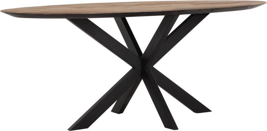 DTP Home Dining table Shape oval 78x200x100 cm recycled teakwood - Foto 1