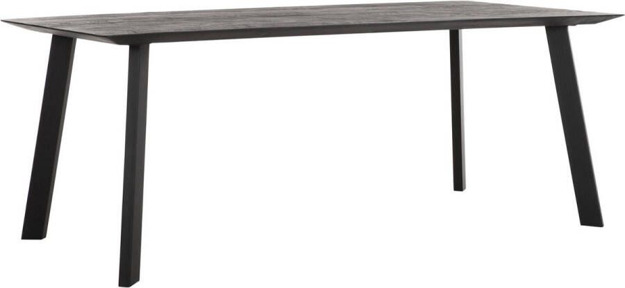 DTP Home Dining table Shape rectangular BLACK 78x200x100 cm recycled teakwood - Foto 2