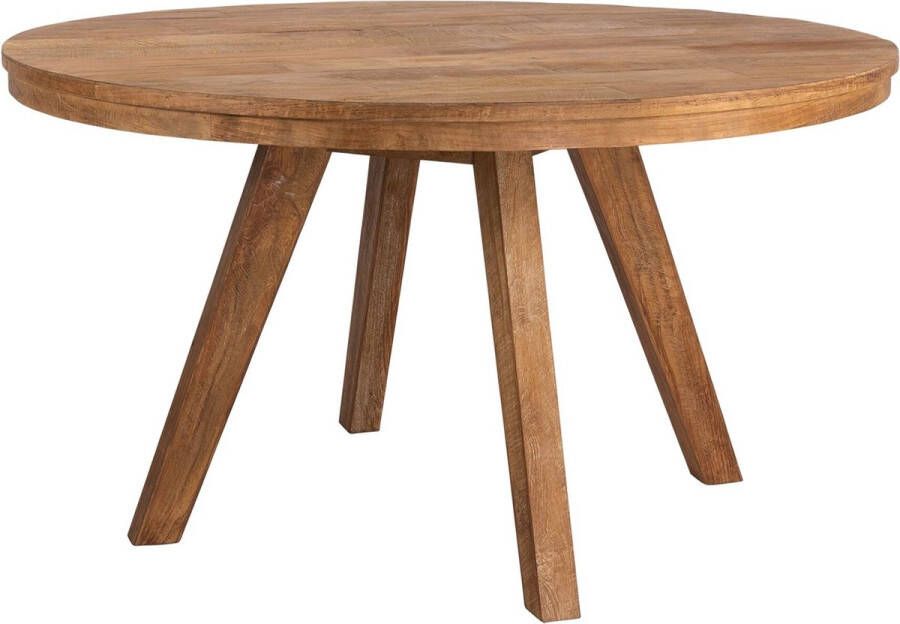 DTP Home Dining table Tradition round 78xØ140 cm 6 cm top recycled teakwood - Foto 1