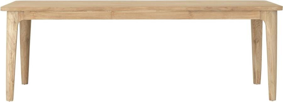 DTP Home Dining table Forte rectangular 76x225x90 cm teakwood natural