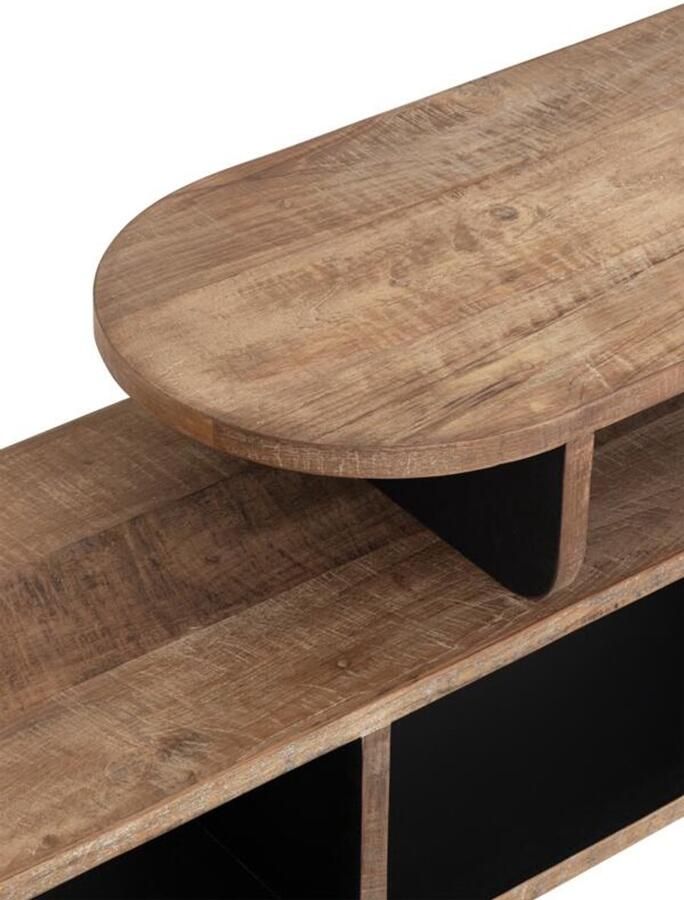 DTP Home TV stand Evo extendable 45x150x40 cm recycled teakwood