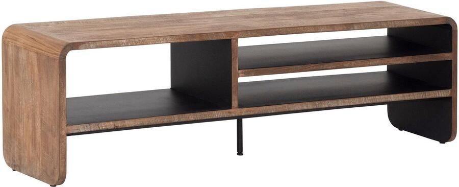 DTP Home TV stand Evo open medium 45x155x35 cm recycled teakwood