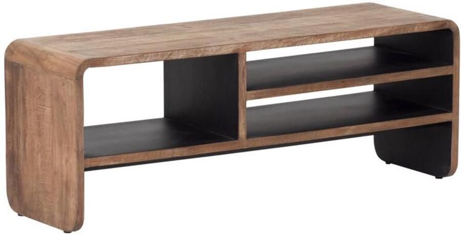 DTP Home TV stand Evo open small 45x120x35 cm recycled teakwood