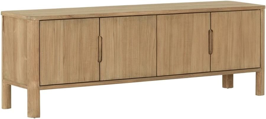 DTP Home TV stand Forte 4 doors 55x160x40 cm teakwood natural