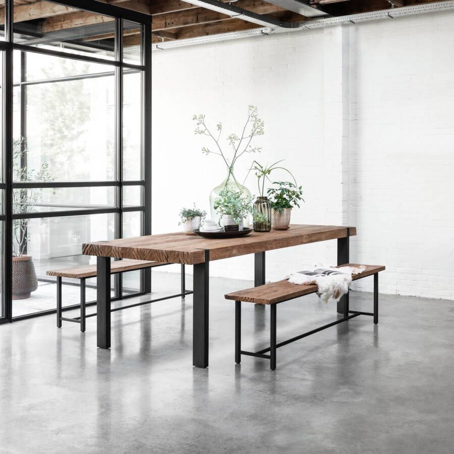 DTP Home Dining table Beam 78x250x100 cm 8 cm recycled teakwood top - Foto 1