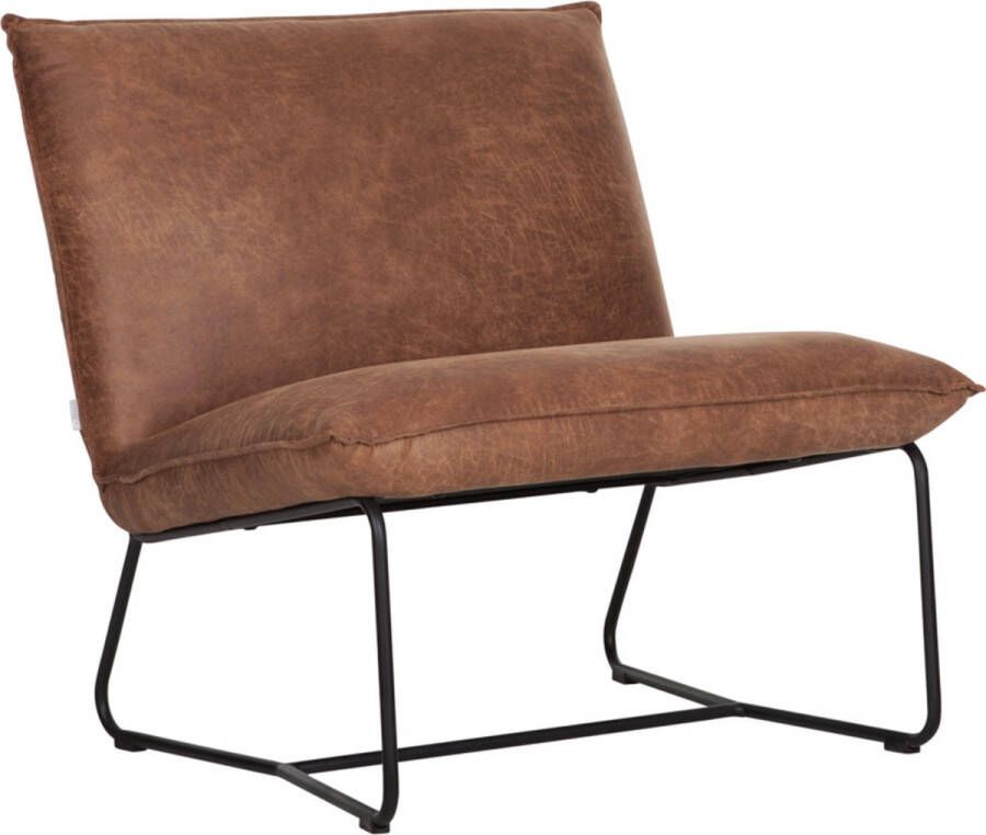DTP Home Lounge chair Delaware 80x78x80 cm carlitto cognac - Foto 2