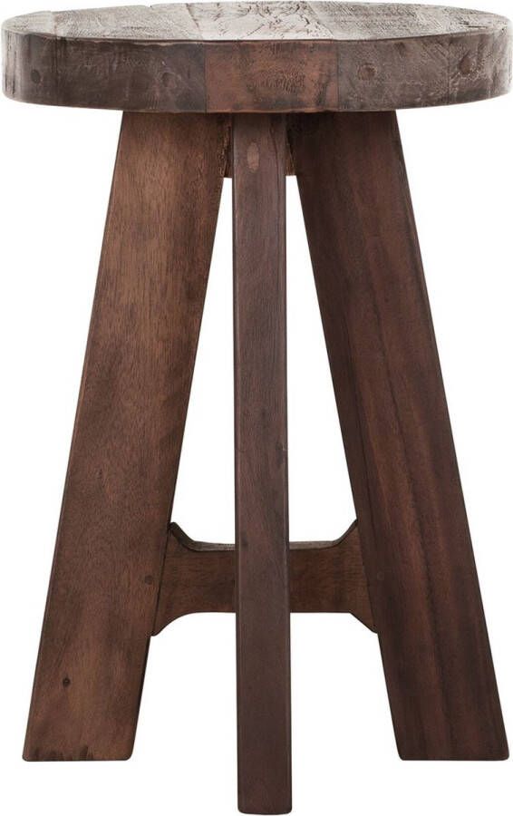 DTP Home Stool Timber round 50xØ35 cm mixed wood - Foto 2