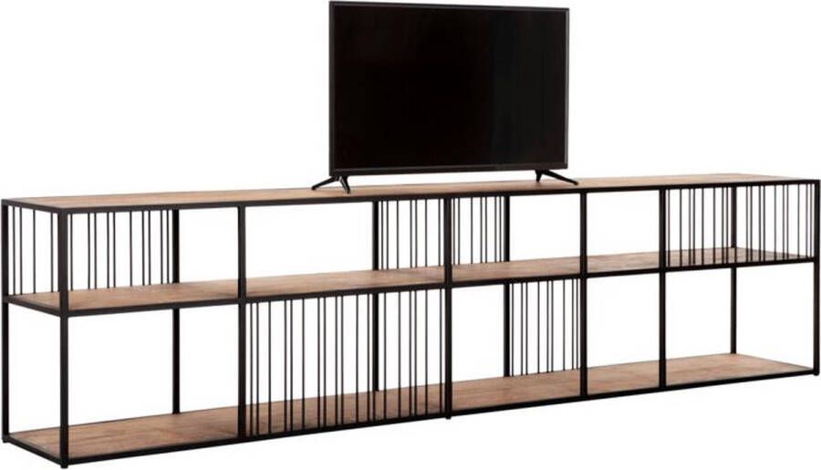 DTP Home TV stand Barra large 55x225x35 cm recycled teakwood