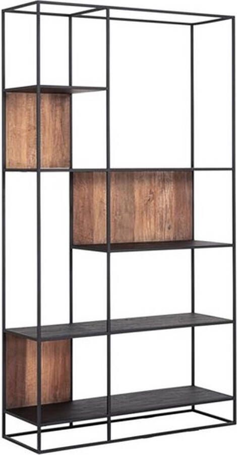 DTP Home TV wall element bookrack Cosmo large open racks 220x120x40 cm recycled teakwood - Foto 1